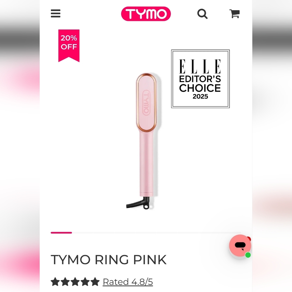 TYMO Pink Hair Straightener